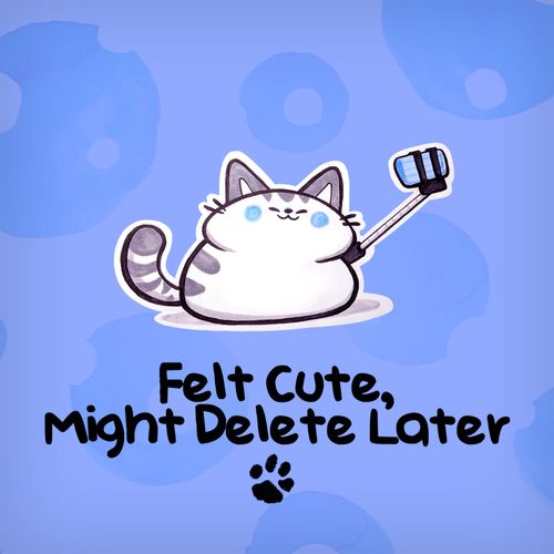 Cover for Felt Cute, Might Delete Later